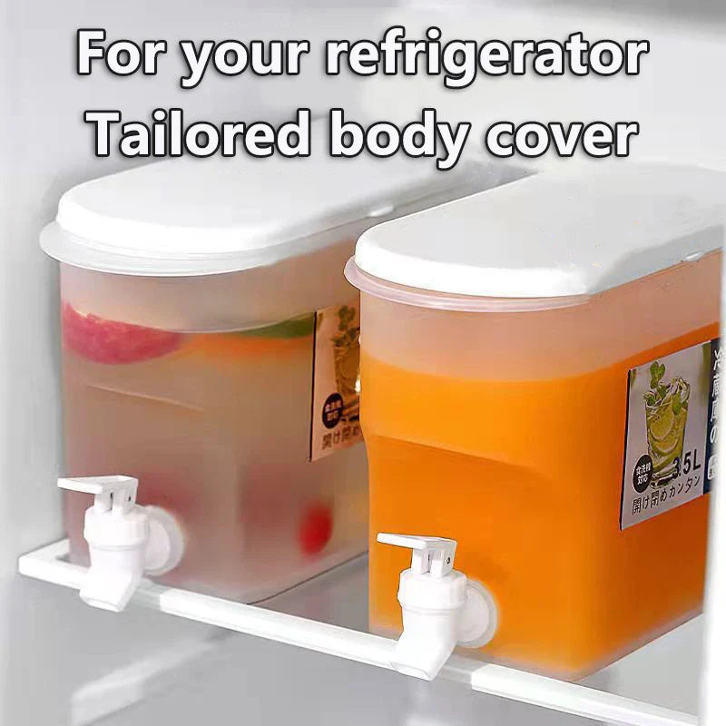 Drink Dispenser with Faucet – Fridge Juice & Water Jug