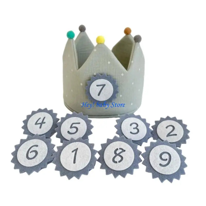 Kids Birthday Crown Hat Photo Props – Boys & Girls Party
