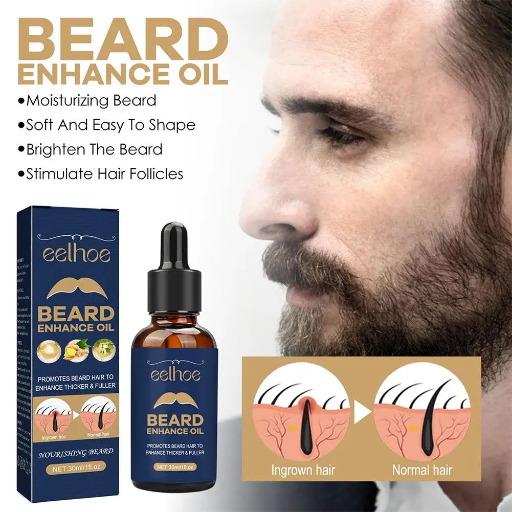 Beard Care Oil 30ml – Thickening & Strengthening Beard Serum for Men Peaceful Pleasures Health and Wellness