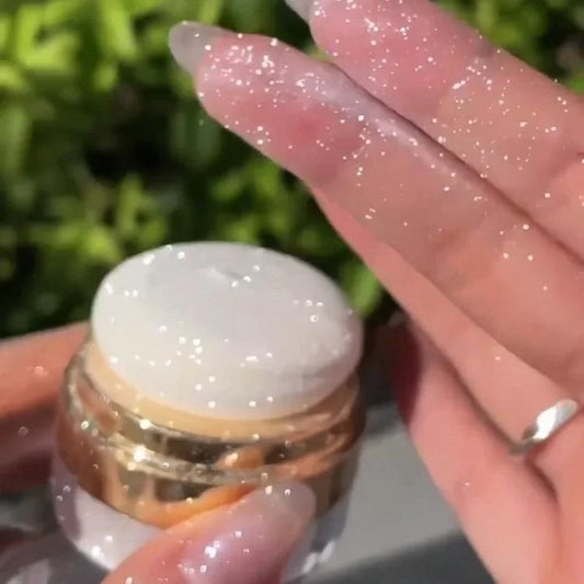 DIKALU Fairy Body Glitter Powder – Moonlight White Highlighter Body Glitter Highlighter Peaceful Pleasures Health and Wellness
