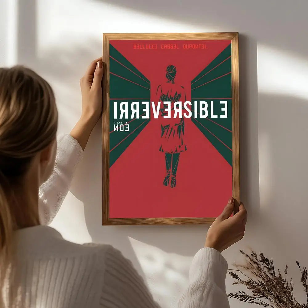 Irreversible Movie Poster HD Self-Adhesive Waterproof Wall Art Movie Wall Poster Peaceful Pleasures Health and Wellness White5 30X40cmNoframe