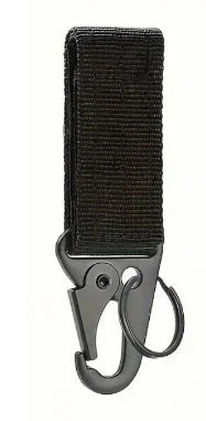 Tactical Nylon Webbing Belt Triangle Buckle & Carabiner Clip