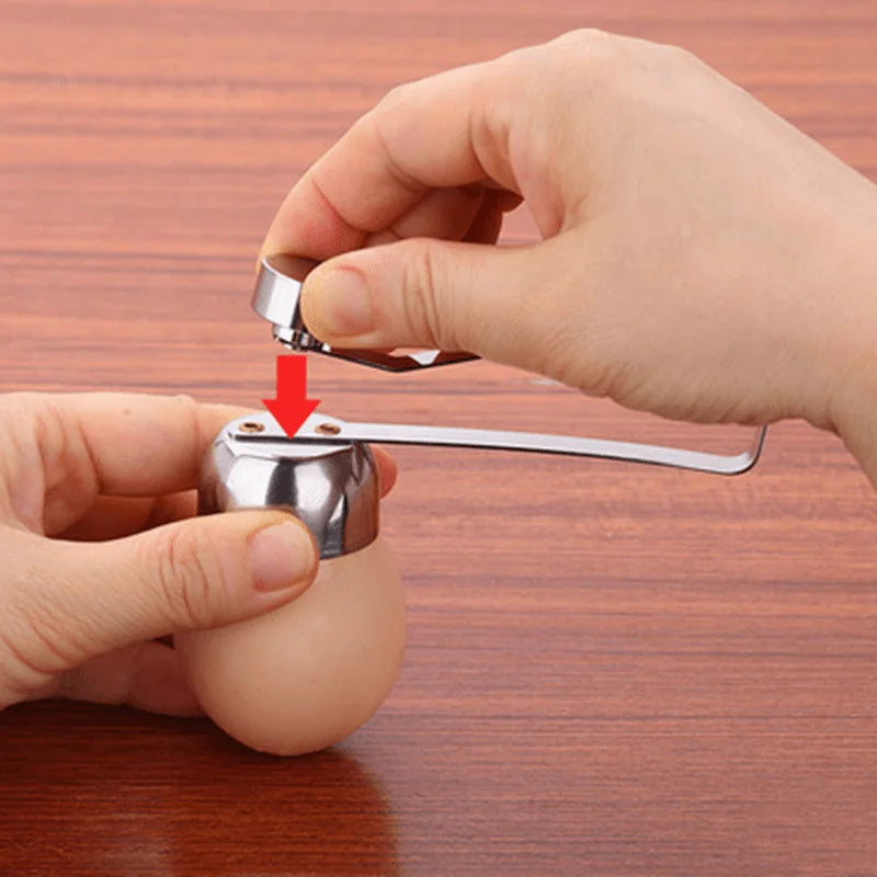 Stainless Steel Egg Topper Cracker & Shell Opener Tool