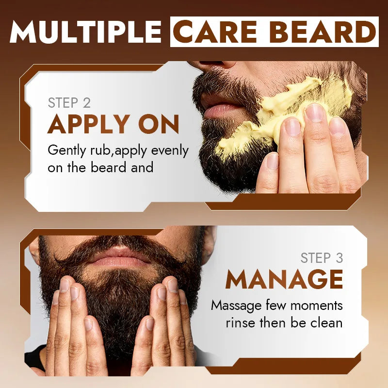 Men's Sandalwood Beard Balm – Moisturize & Tame Facial Hair