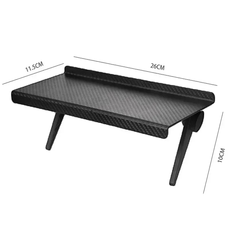 1PC Hot Selling Computer and TV Screen Storage Rack Wireless Router Set-top Box Rack No Perforated Storage Bracket Divine Tool Peaceful Pleasures Health and Wellness black