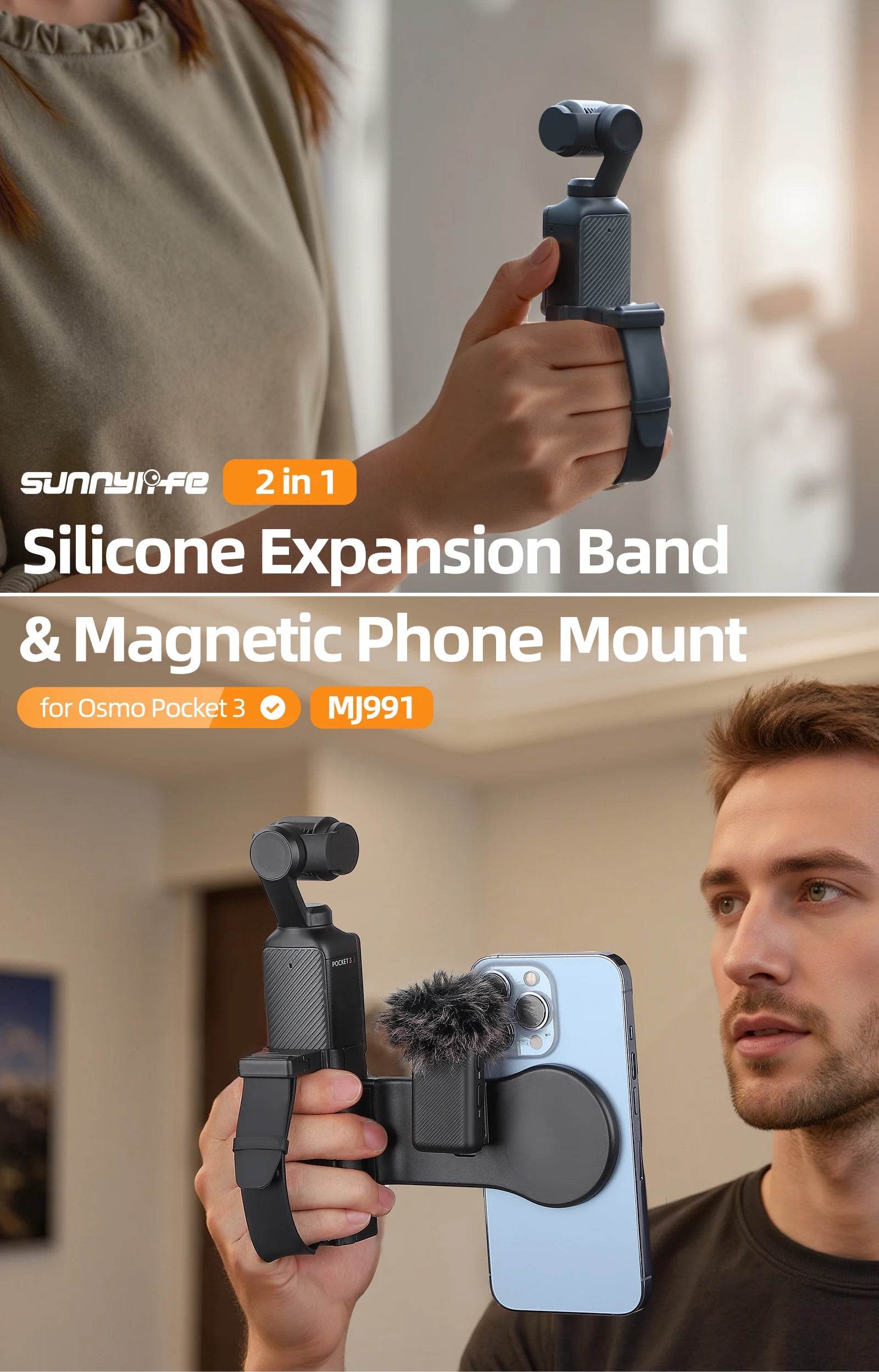 Anti-Scratch And Shock Cell Phone Stand For DJI OSMO POCKET 3 POCKET 4 PRO/POCKET 4 Magnetic Holder Peaceful Pleasures Health and Wellness