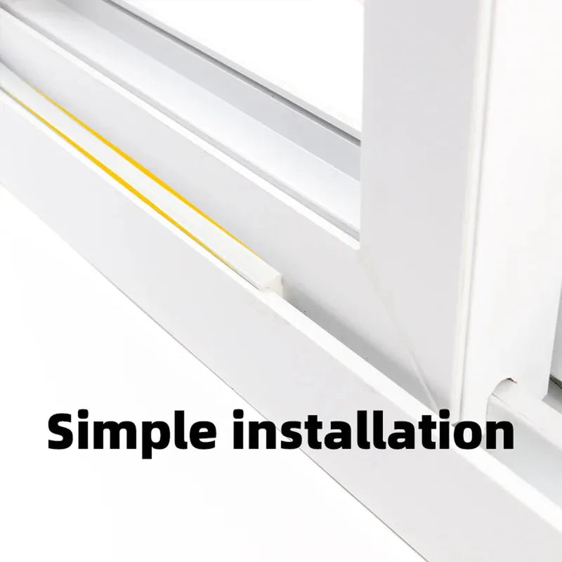 Special Seal Strip for Plastic Steel Sliding Windows - 3m Outer Seal + 3m Inner Seal + 3m Middle Gap Seal, Complete Set for Comp Peaceful Pleasures Health and Wellness