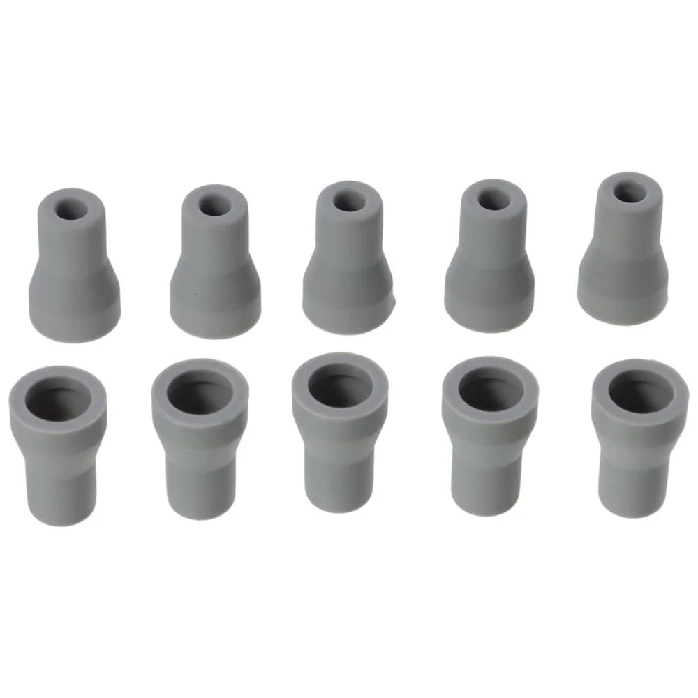 10-Pack Dental Silicone Suction Tip Snap Adapters | Chair Fit