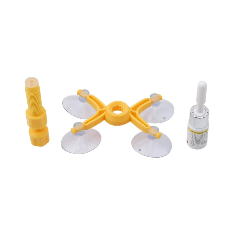 Windshield Repair Kit Quick Fix Car Cracked Glass Windscreen Resin Sealer DIY Auto Window Screen Polishing Peaceful Pleasures Health and Wellness