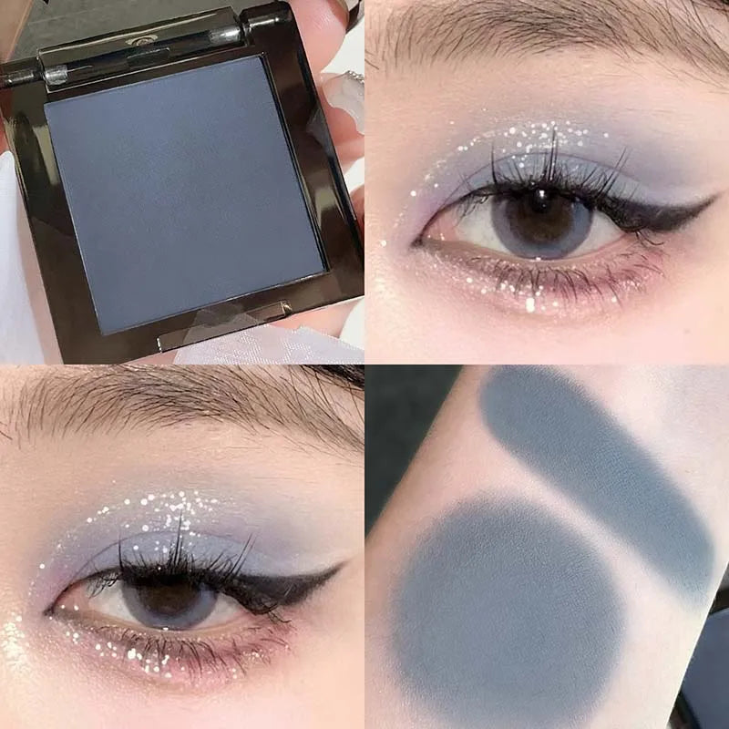 Purple Glitter Eyeshadow Shimmer Plate | Waterproof Long-Lasting