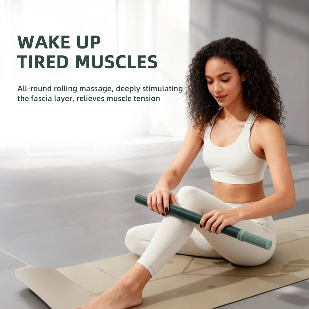 Yoga Stick For Stretching Relaxation Tool Roller Hunchback Corrector Open Back Standing Training Stick for Fitness Accessories Peaceful Pleasures Health and Wellness