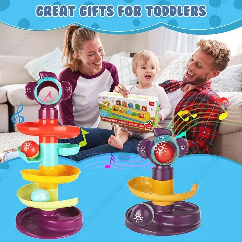 Dutora Ball Track Tower | Rolling Spinning Ball Toy Ages 3–6