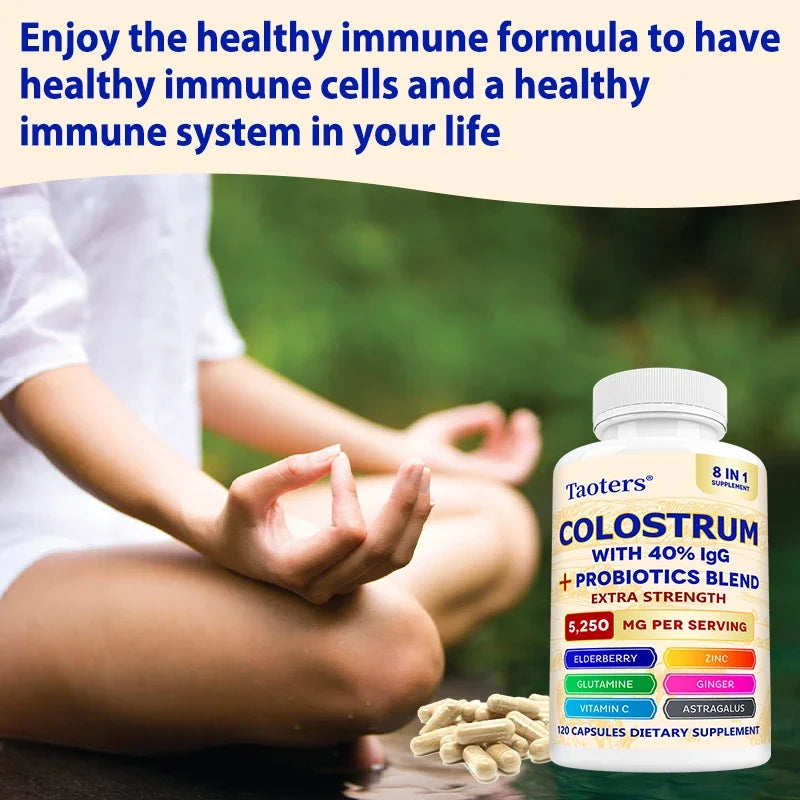 Grass-Fed Colostrum 40% IgG + Probiotics – Gut & Immune Support