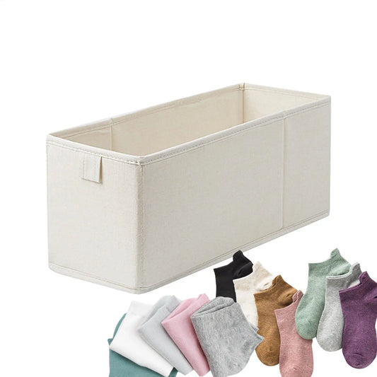 Fabric Drawer Organizer Box for Underwear, Bras & Socks Drawer Organizer Bin Peaceful Pleasures Health and Wellness