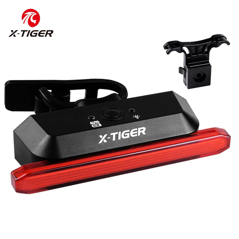 X-TIGER Smart Brake Sensing LED Bike Tail Light USB-C