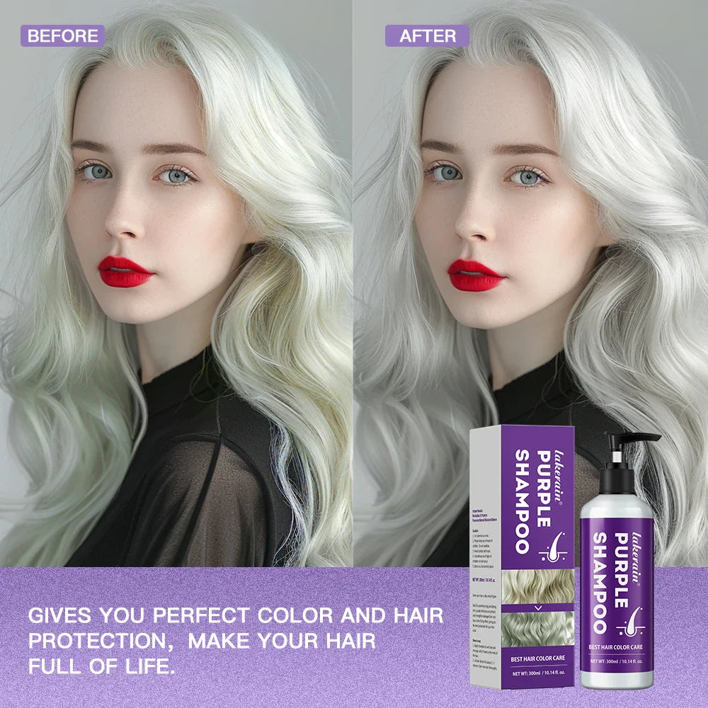 Purple Toning Shampoo for Blonde & Gray Hair – 300ml