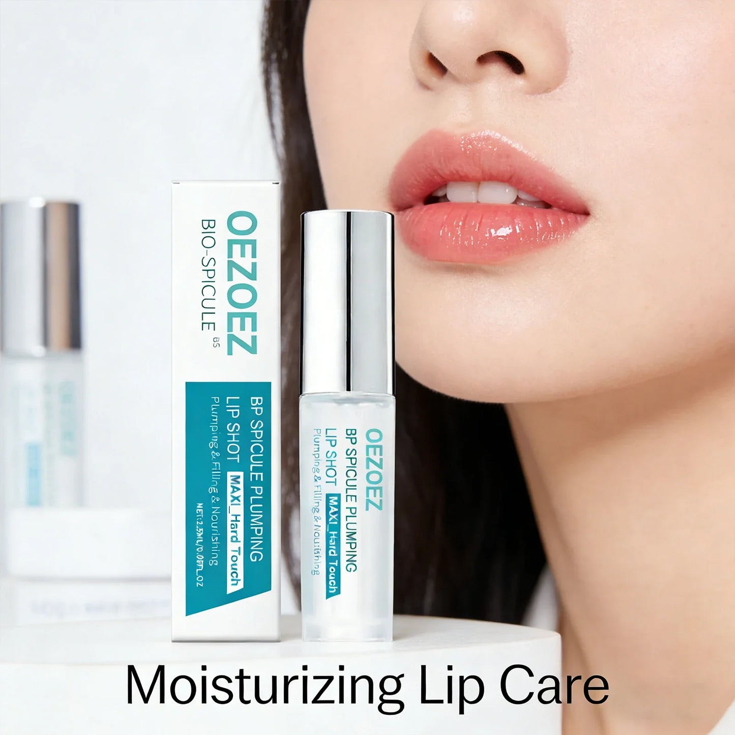 Hydrating Lip Oil – Glass Lip Moisturizer & Gentle Exfoliator