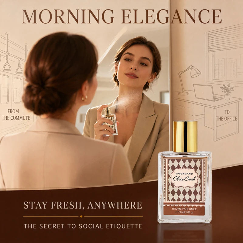 Women Eau De Toilette 30ml With Fruit Floral Gourmand Note Long-lasting Light Scent Daily Casual Perfume Fresh Elegant Fragrance Peaceful Pleasures Health and Wellness