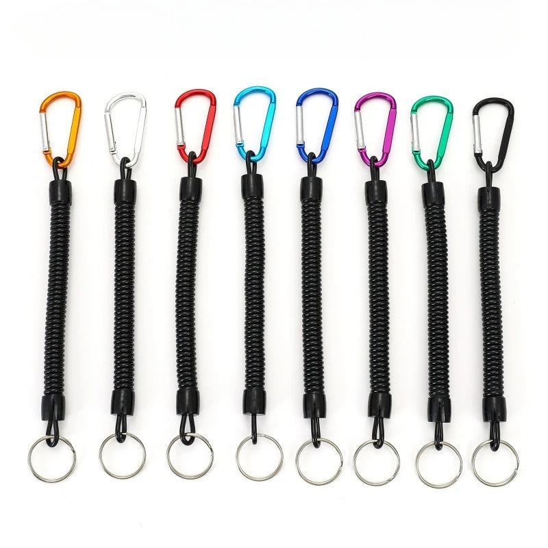 Fly Fishing Anti-Loss Buckle | Retractable Coil Rope Clip