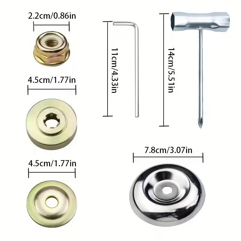 Garden Lawn Mower Grass Trimmer Head Adapter Nut Fixing Essential