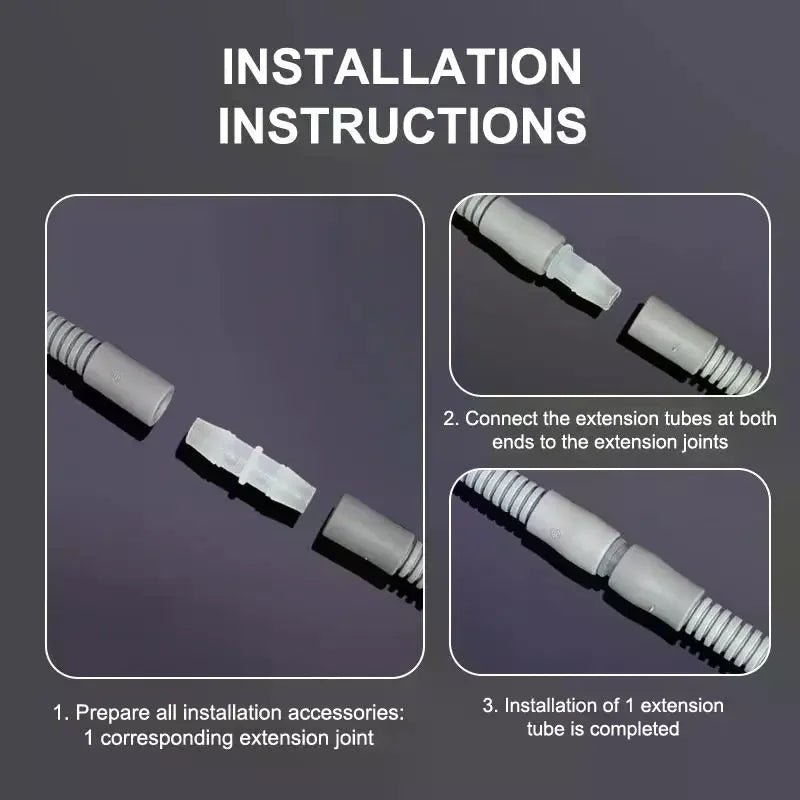 10mm Dryer Drain Extension Hose with Adapter | Multiple Sizes Drain Extension Hose Peaceful Pleasures Health and Wellness