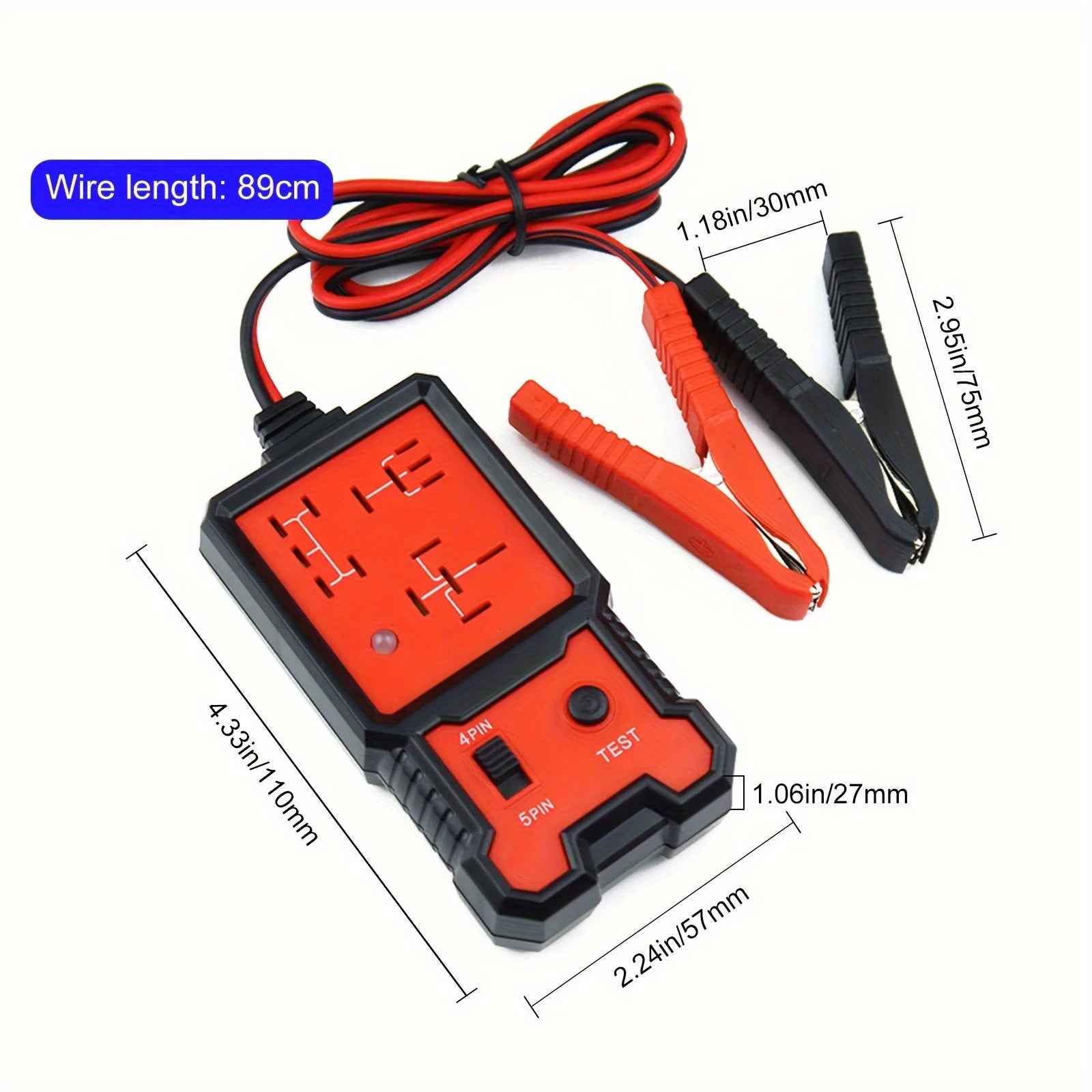 12V Automotive Relay Tester – 4-Pin & 5-Pin Universal Tool Peaceful Pleasures Health and Wellness