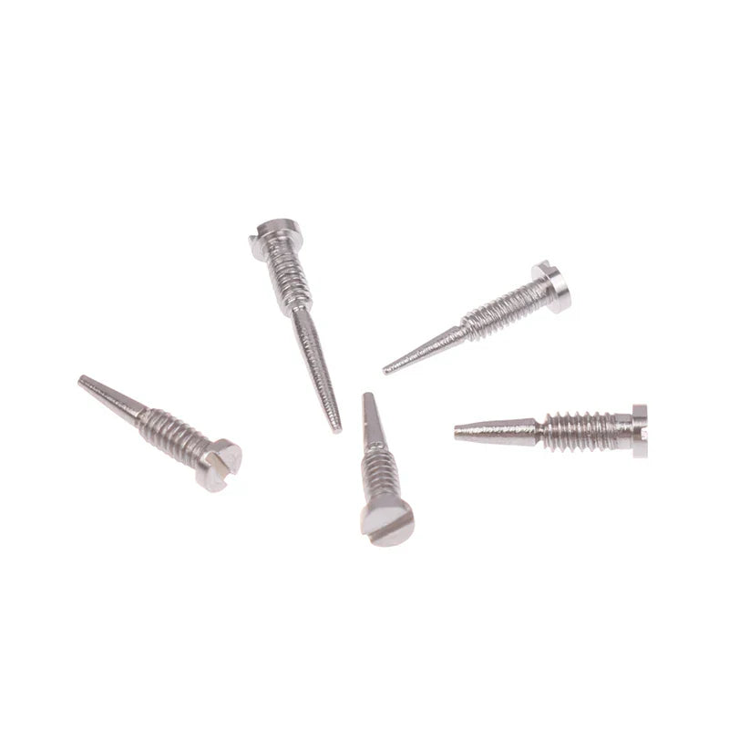 100-Piece Eyeglass Spring Hinge Screws – Self-Aligning Repair Kit