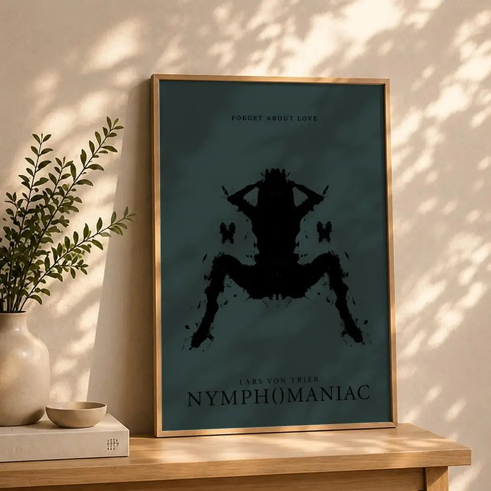 Movie-Nymphomaniac Poster HD Self Adhesive Waterproof Wall Art Ideal for Home Office Dorm Bedroom Great Gift Peaceful Pleasures Health and Wellness White9 30X40cmNoframe