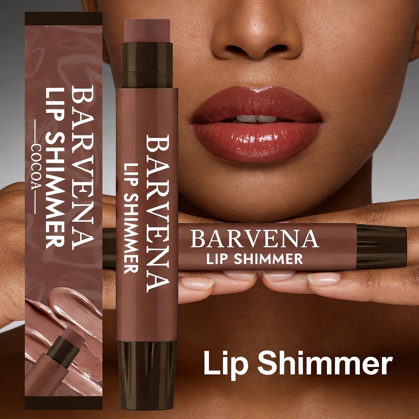 Cocoa Shimmer Lip Balm – Moisturizing, Non-Sticky Daily Lip Care