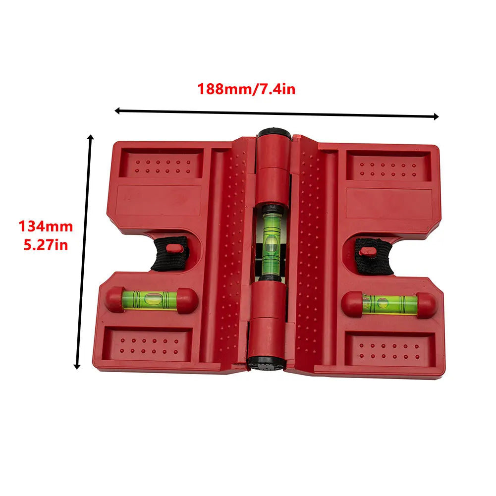 Angle Gauge Sp-irit Level Meter Magnetic Inclinometer Elastic Band