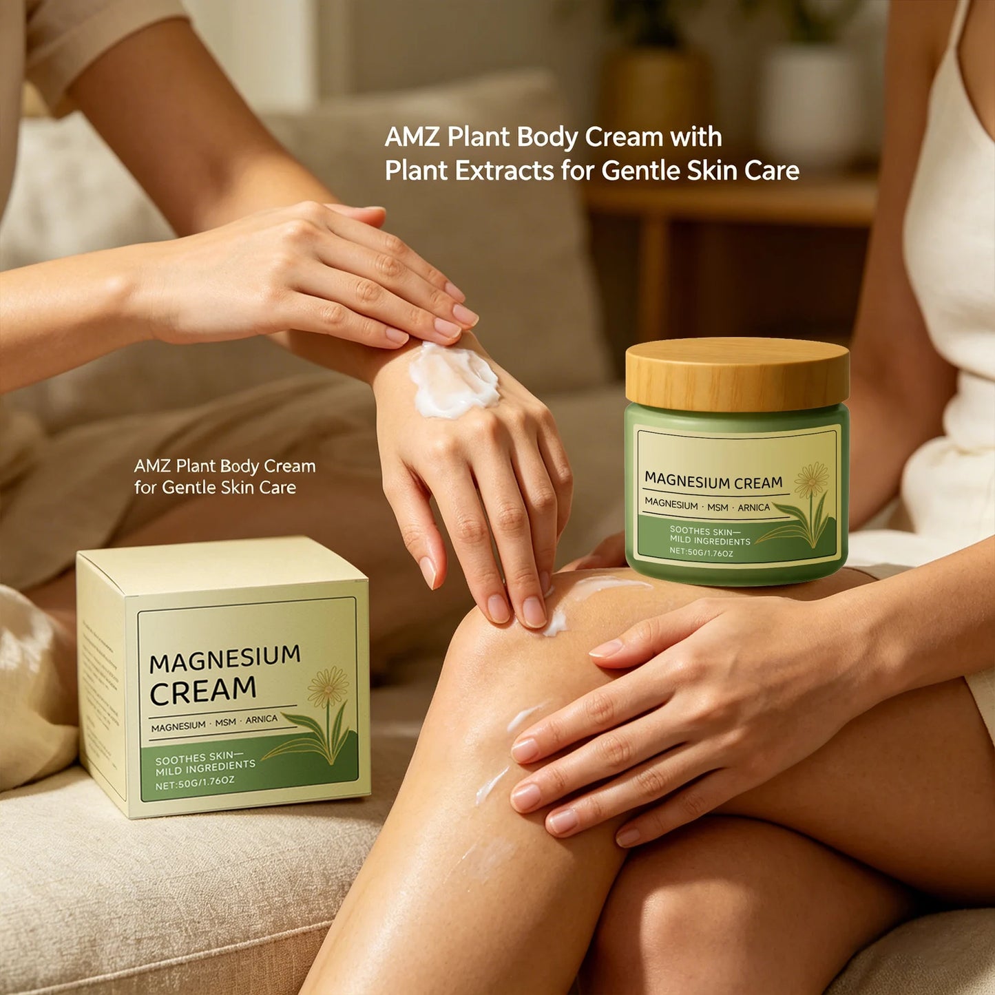 Natural Soothing Body Lotion Moisturizing Body Massage Relieving Muscle Soreness & Joint Tension Fast-Absorbing Body Care Cream Peaceful Pleasures Health and Wellness