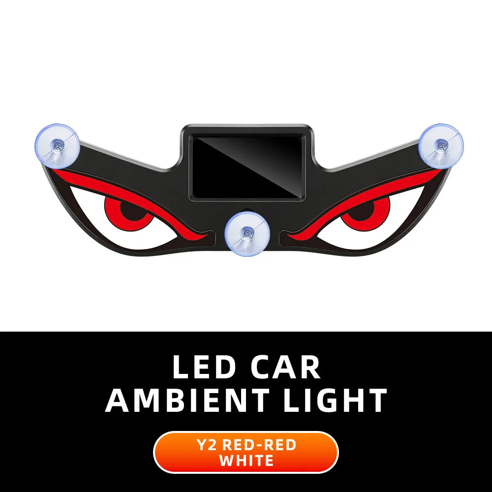 Solar LED Devil's Eye Car Atmosphere Light | Wireless Interior
