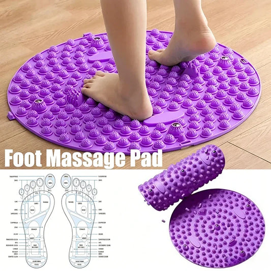 Acupressure Foot Massage Board | Non-Toxic Reflexology Mat Foot Massage Board Peaceful Pleasures Health and Wellness