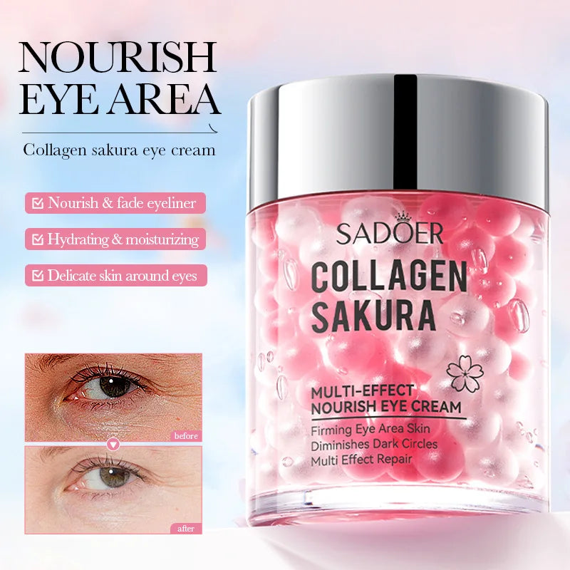 SADOER Sakura Eye Cream – Dark Circles & Anti-Aging Moisturizer