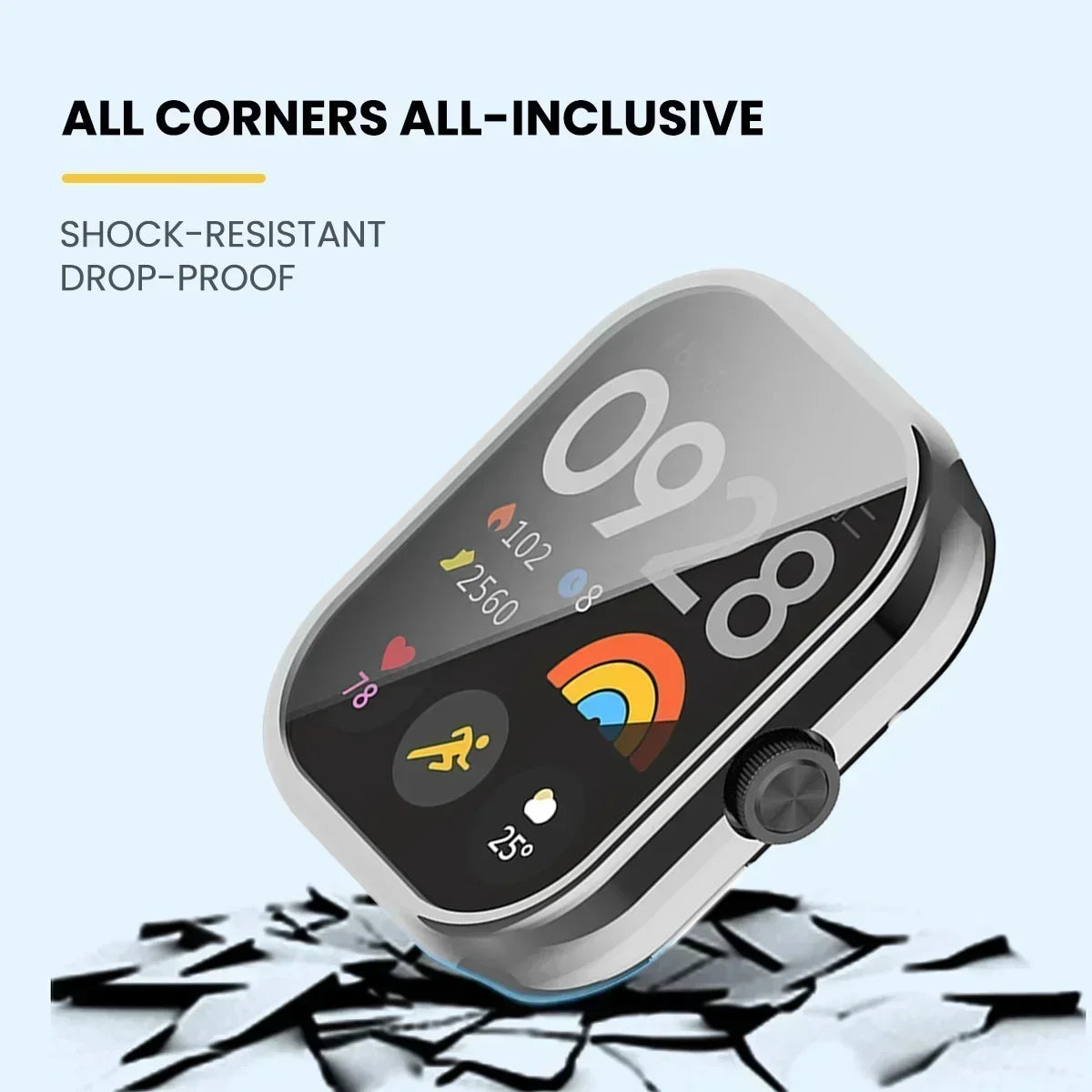Redmi Watch 4 Silicone Strap + TPU Case Set | Shockproof Cover Peaceful Pleasures Health and Wellness