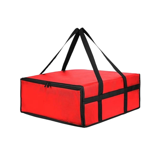 Insulated Pizza Delivery Bag | Hot & Cold Food Carrier Insulated Delivery Bag Peaceful Pleasures Health and Wellness Red One Size