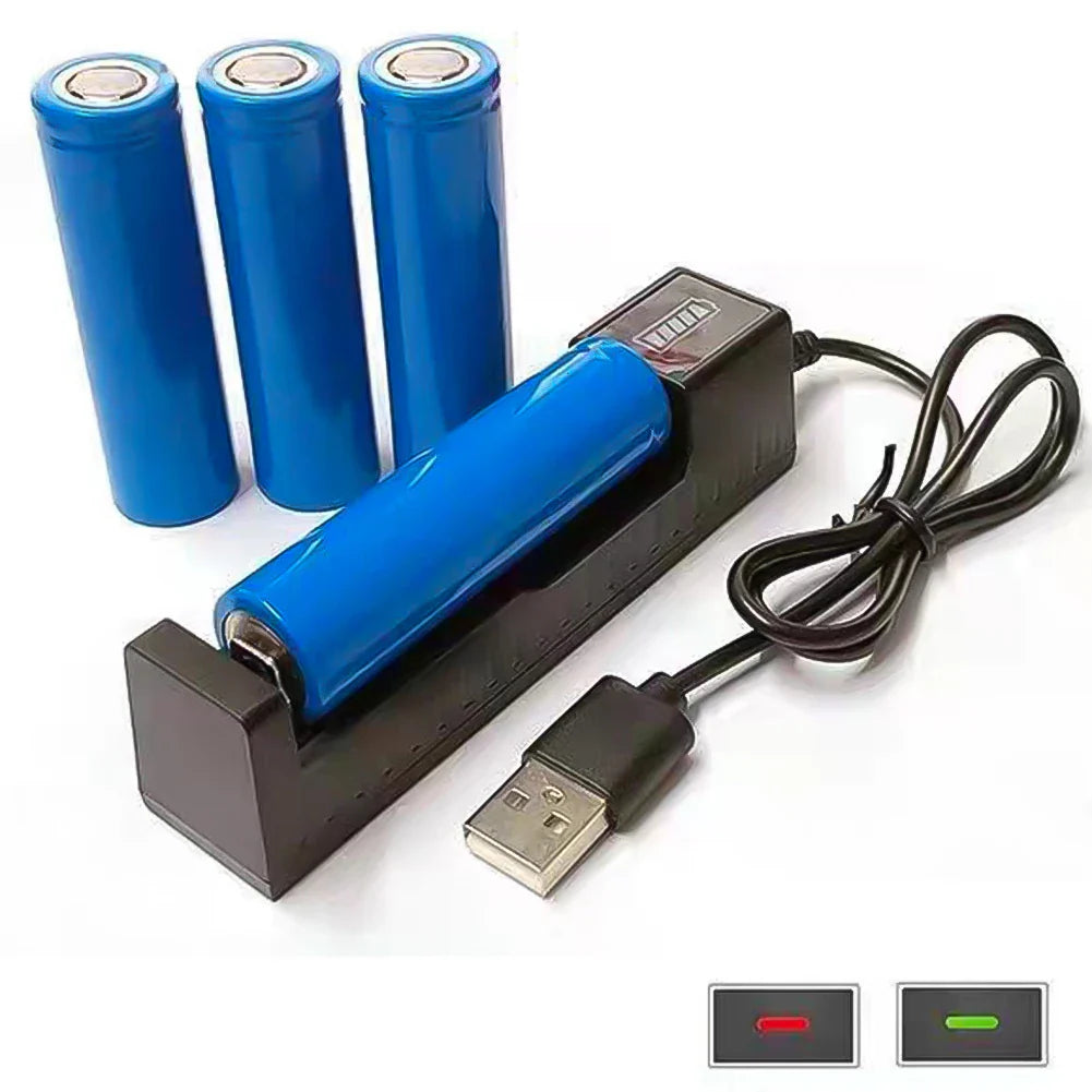 Universal USB Charger for 18650 26650 14500 Lithium Batteries