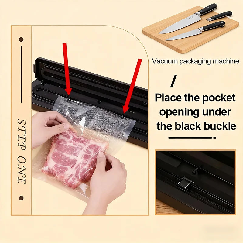 GUOHE Vacuum Sealing Machine | 28cm Electric Food Sealer