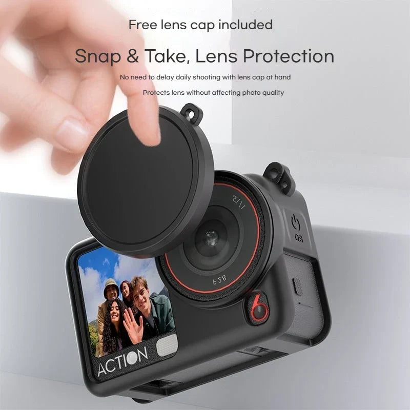 Silicone Case & Tempered Film for DJI Osmo Action 6