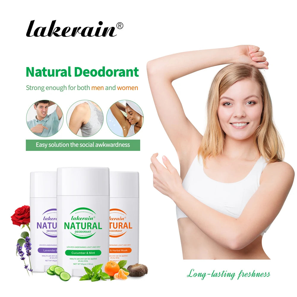 Natural Deodorant Long-lasting Fragrance Eliminate Odors Natural Plant Components Smells Fresh Fragrant Deodorant For Men Women Peaceful Pleasures Health and Wellness