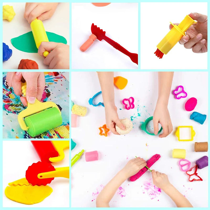 Fun Play Dough Tools Kids Children Toddlers Playdough Extruders