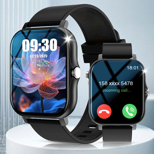 CHAONB Smartwatch – Bluetooth Call, Fitness & Sleep Tracker Sport Smartwatch Peaceful Pleasures Health and Wellness