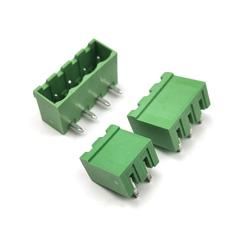 5pcs 5.08mm Pitch PCB Screw Terminal Block Connector Closed PlUG-IN Plug Socket 2EDG 2P 3P 4P 5P 6P 7P 8P 9P 10P 12P Peaceful Pleasures Health and Wellness Socket-A Right Angle 10P
