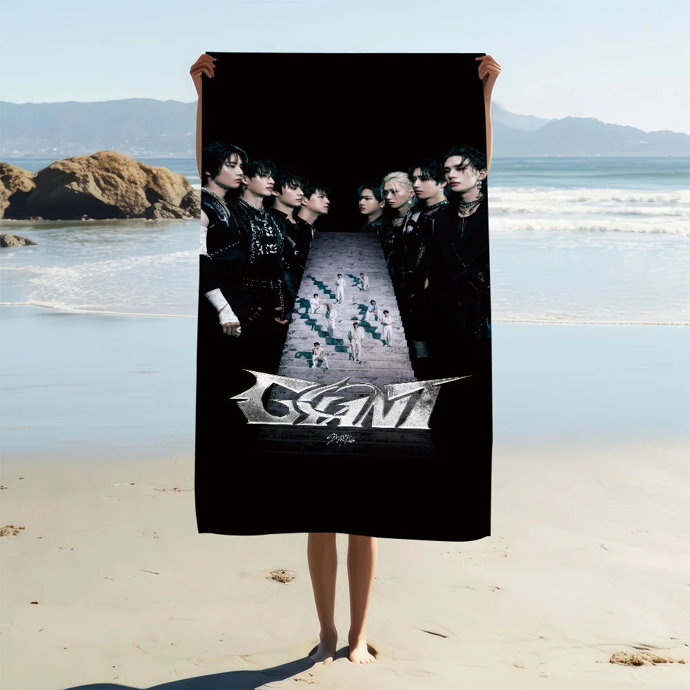 KPOP Stray Kids Beach Towel – Quick Dry Sports & Travel Gift