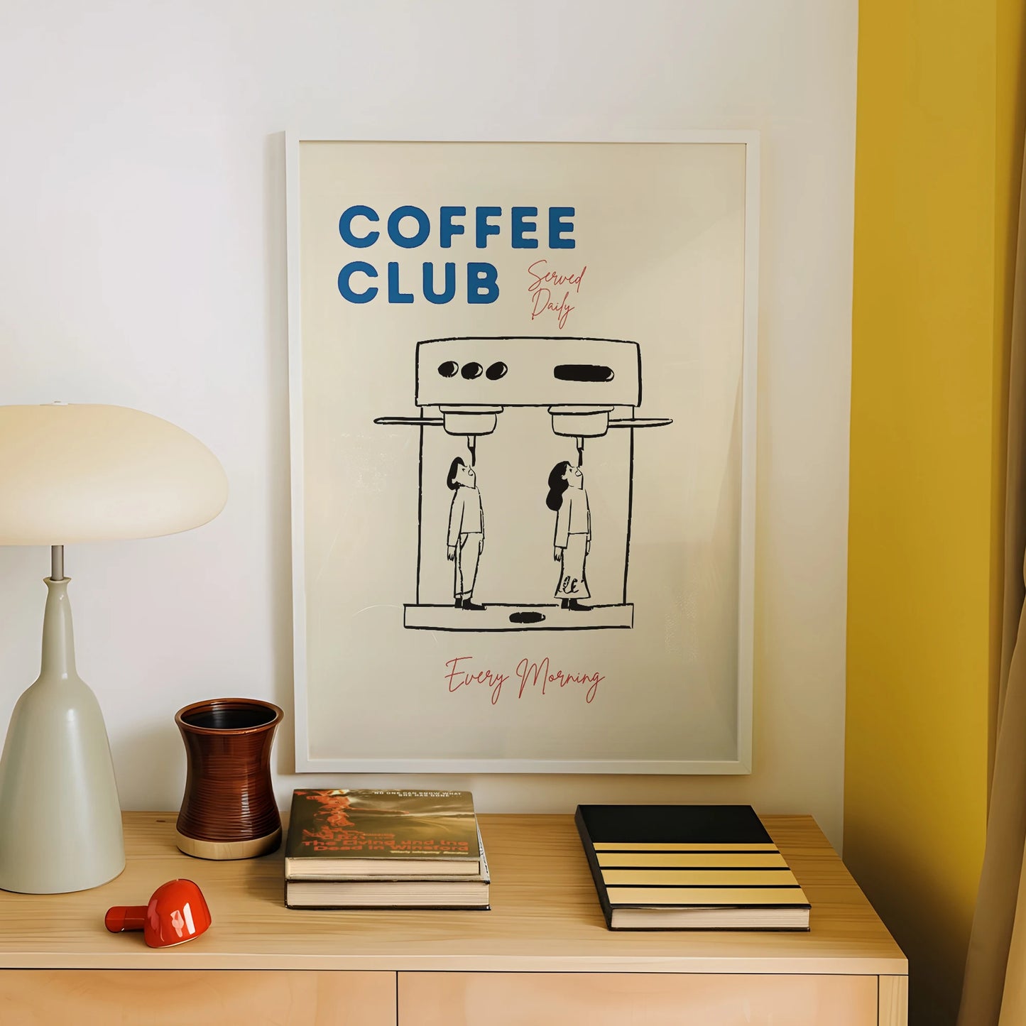 Espresso Good Morning Coffee Canvas Wall Art Print | Home Décor