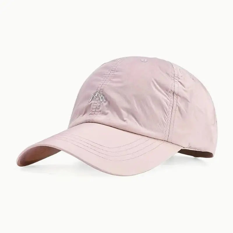 Quick-Drying Baseball Caps For Women Men Solid Color Baseball Hats Outdoor Sports Sunscreen Thin Women's Hats Peaceful Pleasures Health and Wellness Pink