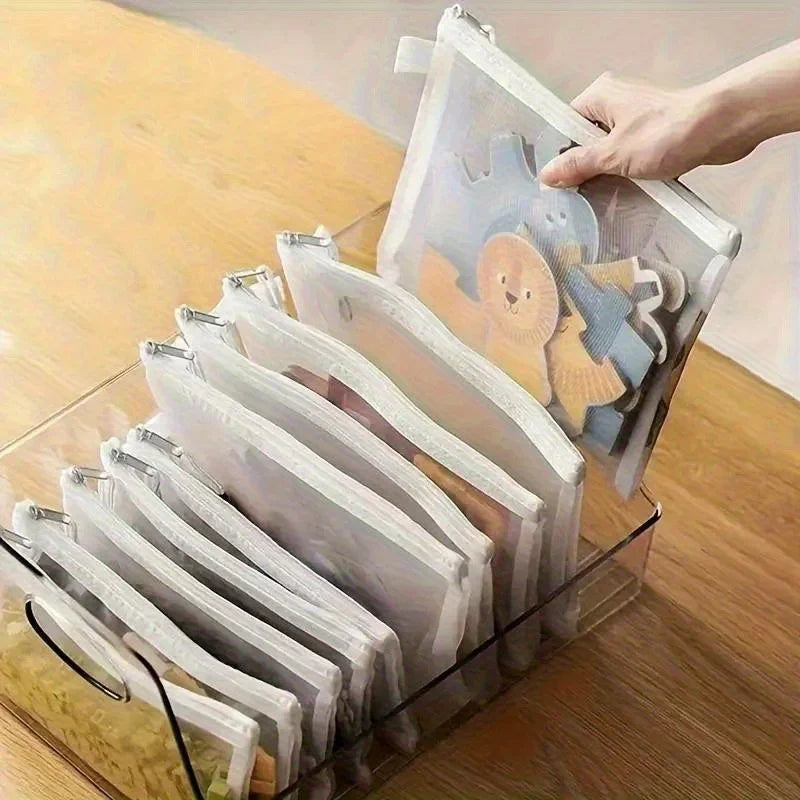 Mesh Document Organizer A4/A5/A6 Zippered Filing Envelopes
