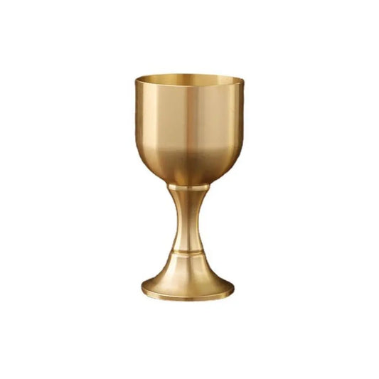 Carved Brass Goblet Chalice – Altar, Ceremony & Home Decor Decorative Goblet Oasis Select L