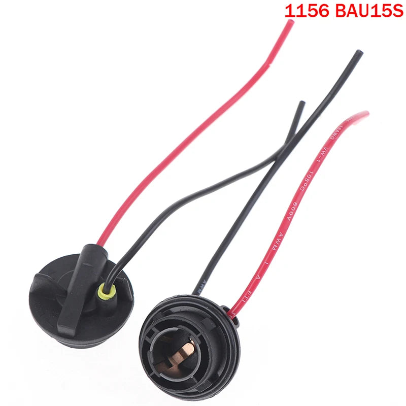 2-Pack 1156 1157 BAY15D Bulb Socket Adapter for Brake Lights
