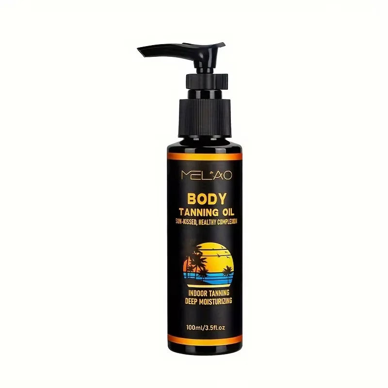 MELAO Tanning Oil & Self-Tanner – Deep Tan + Moisturizing